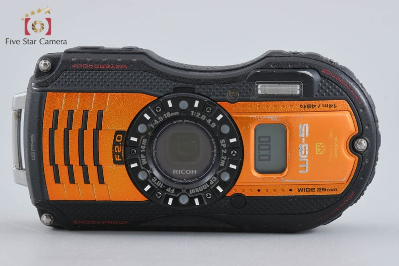 Ricoh Pentax WG-5 GPS Orange 16.0 MP Waterproof Action Camera