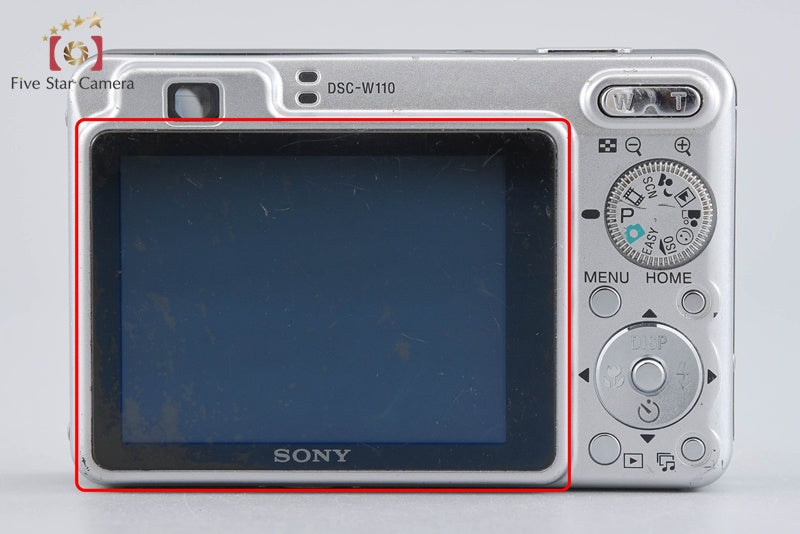 Sony Cyber-Shot DSC-W110 Silver 7.2 MP Digital Camera [Japanese Language Only]