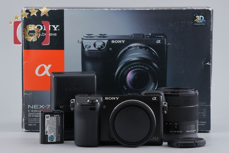 "Count 3,987" Sony α NEX-7 Black 24.3 MP Digital Camera [Multiple Languages]