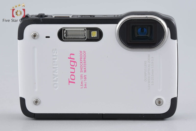 Olympus Tough TG-620 White 12.0 MP 5m Waterproof Digital Camera