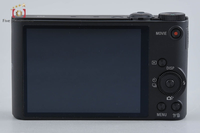 Sony Cyber-Shot DSC-WX350 Black 18.2 MP Digital Camera [Multiple Languages]