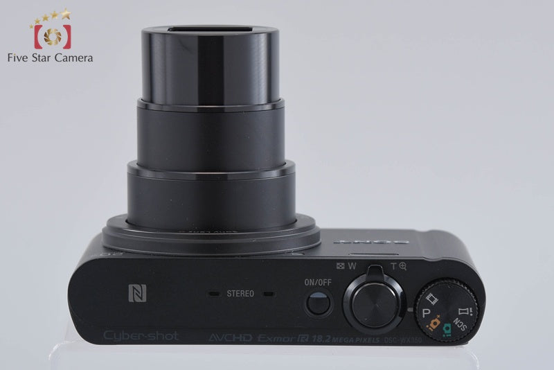 Sony Cyber-Shot DSC-WX350 Black 18.2 MP Digital Camera [Multiple Languages]