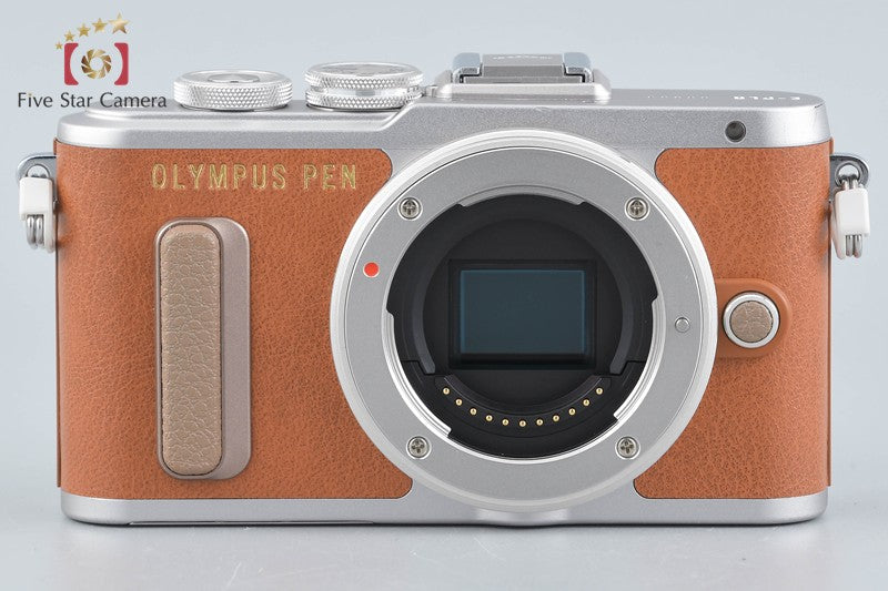 "Count 760" Olympus PEN E-PL8 Brown 16.1 MP Digital Camera 14-42 40-150 Lenses