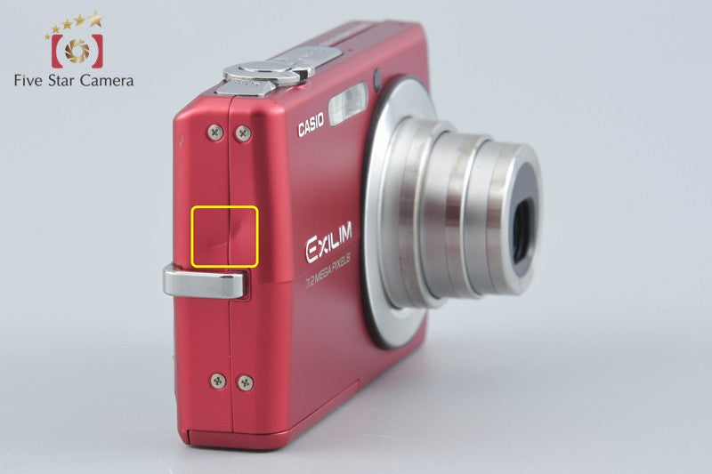 CASIO EXILIM EX-Z700 Red 7.2 MP Digital Camera
