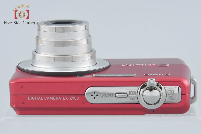 CASIO EXILIM EX-Z700 Red 7.2 MP Digital Camera