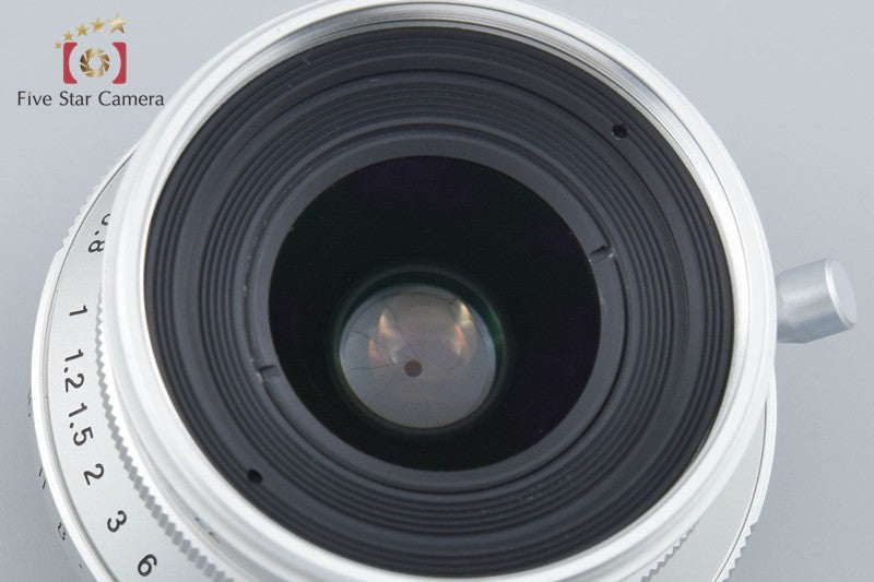 Voigtlander SNAPSHOT-SKOPAR 25mm f/4 MC Silver L39 Mount w/ 25mm Viewfinder