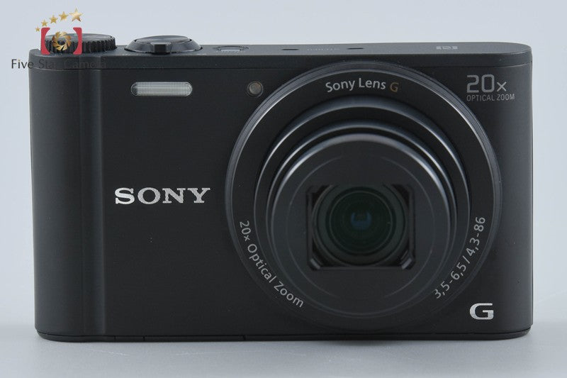 Sony Cyber-Shot DSC-WX350 Black 18.2 MP Digital Camera [Multiple Languages]