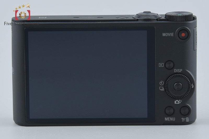 Sony Cyber-Shot DSC-WX350 Black 18.2 MP Digital Camera [Multiple Languages]