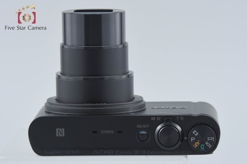 Sony Cyber-Shot DSC-WX350 Black 18.2 MP Digital Camera [Multiple Languages]