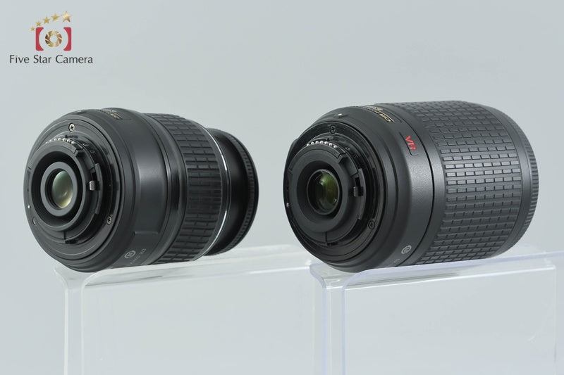 Nikon D40x 10.2 MP DSLR AF-S DX 18-55 55-200 Lenses