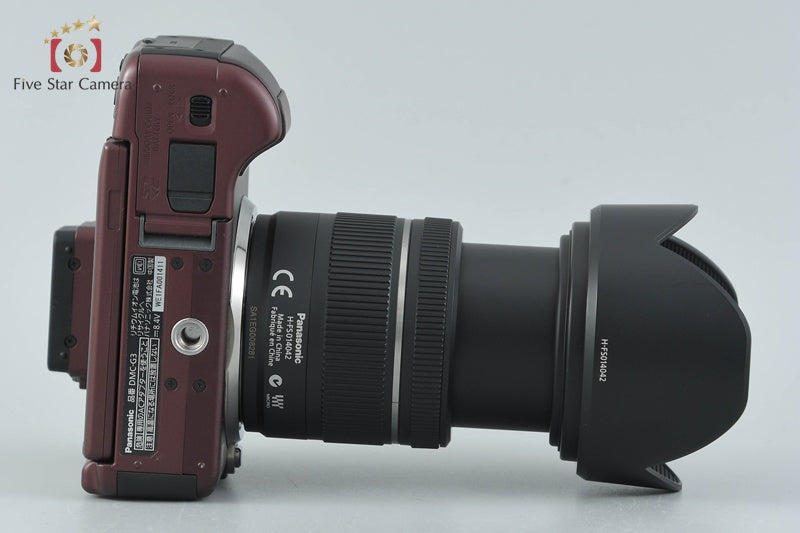 Panasonic LUMIX DMC-G3 Brown 16.0 MP 14-42 Lens [Japanese Language Only]