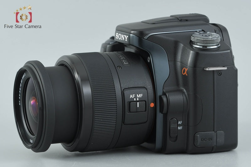 SONY α100 DSLR-A100 Black 10.2 MP DT 18-55 Lens [Japanese Language Only]