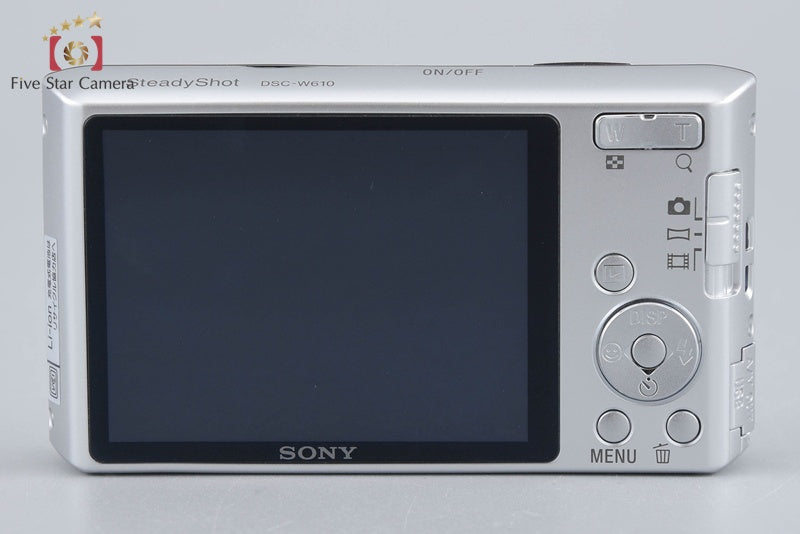 Sony Cyber-Shot DSC-W610 Silver 14.1 MP Digital Camera [Japanese Language Only]