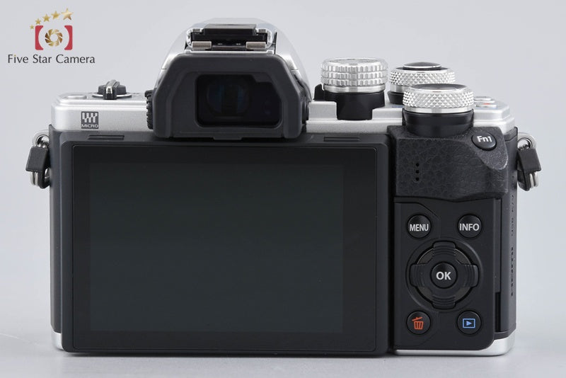 "Count 1,470" Olympus OM-D E-M10 Mark II Silver 16.1 MP 14-42 40-150 Lens w/ Box