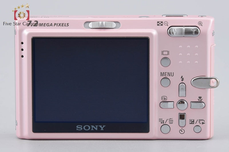 SONY Cyber-shot DSC-T10 Pink 7.2 MP Digital Camera [Japanese Language Only]