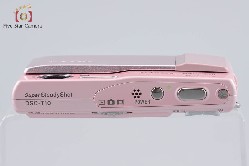 SONY Cyber-shot DSC-T10 Pink 7.2 MP Digital Camera [Japanese Language Only]