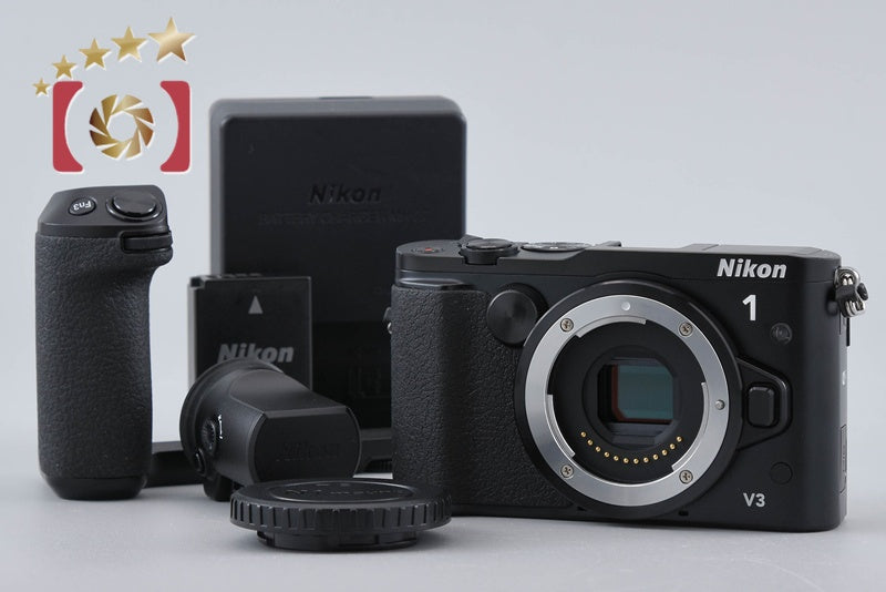 "Shutter count 2,237" Nikon 1 V3 Black 18.4 MP Digital Camera