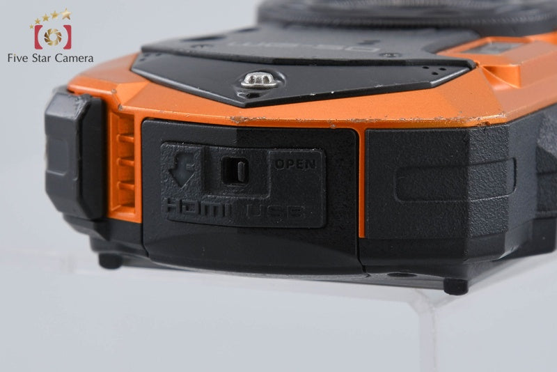 Ricoh PENTAX WG-50 Orange 16.0 MP Waterproof Action Camera