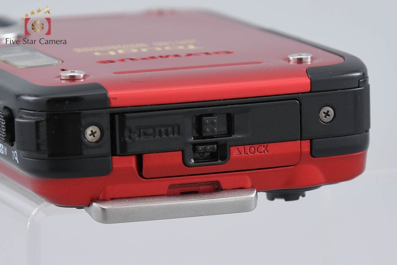 "Shutter count 936" Olympus STYLUS TG-625 Tough Red 12.0 MP Digital Camera