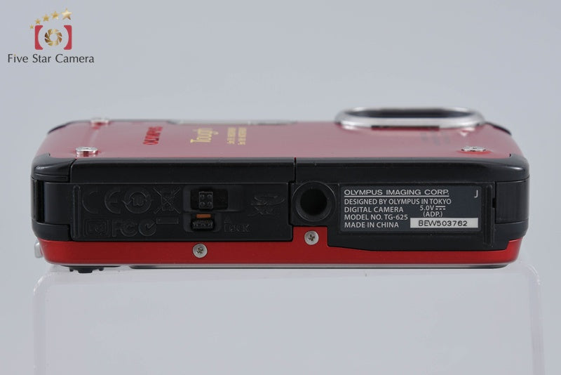 "Shutter count 936" Olympus STYLUS TG-625 Tough Red 12.0 MP Digital Camera
