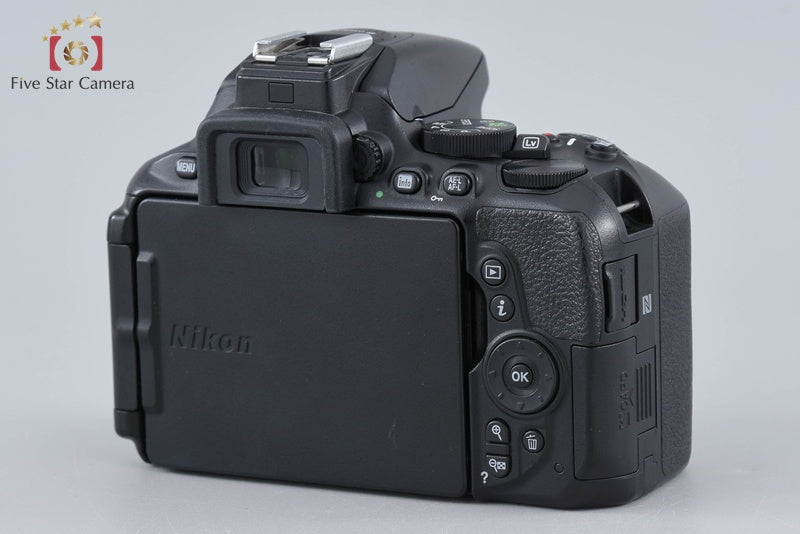 Nikon D5600 24.2 MP SLR Digital Camera 18-55 70-300 VR Lenses w/ Box