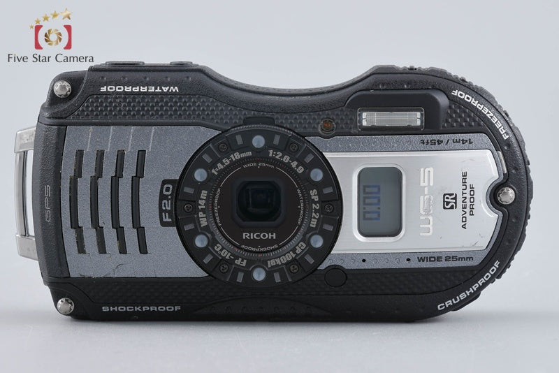 "Count 51" Ricoh PENTAX WG-5 GPS Gunmetal 16.0 MP Waterproof Action Camera
