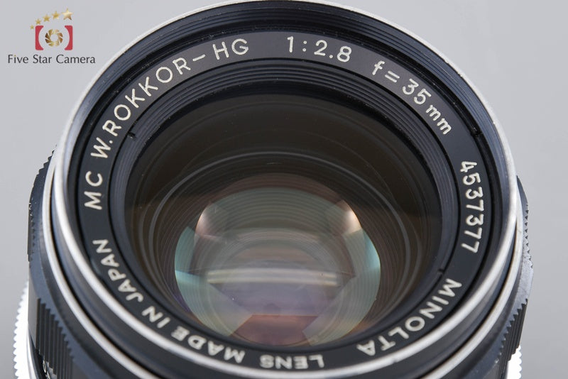 Minolta MC W.ROKKOR-HG 35mm f/2.8