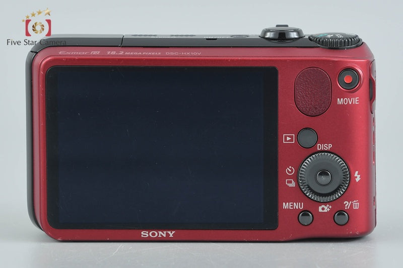 SONY Cyber-Shot DSC-HX10V Red 18.2 MP Digital Camera [Japanese Language Only]