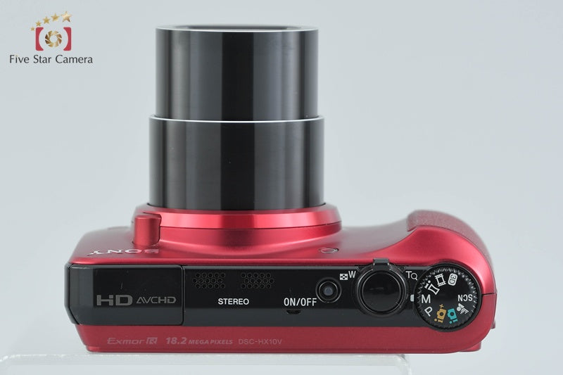 SONY Cyber-Shot DSC-HX10V Red 18.2 MP Digital Camera [Japanese Language Only]