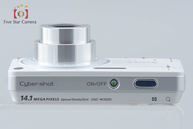 Sony Cyber-shot DSC-W350D White 14.1 MP Digital Camera [Japanese Language Only]