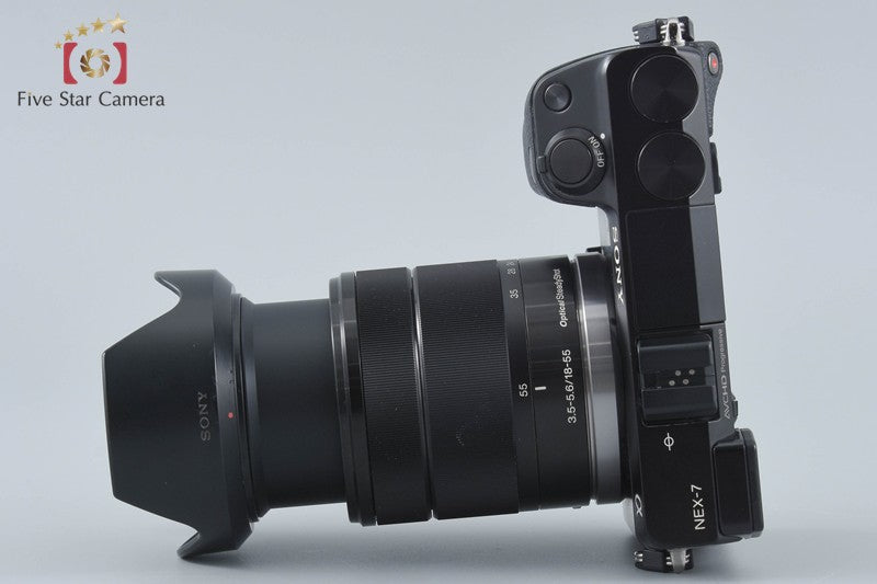 Sony α NEX-7 Black 24.3 MP Digital Camera 18-55 Lens [Multiple Languages]