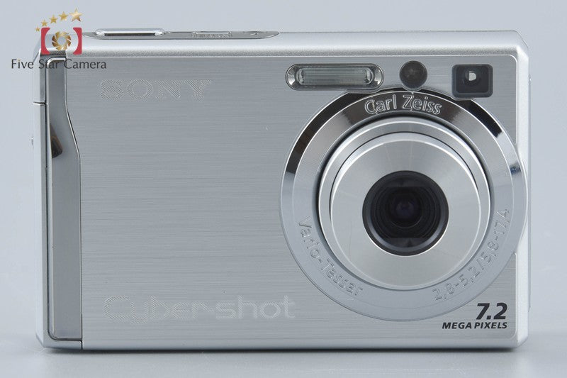 Sony Cyber-Shot DSC-W80 Silver 7.2 MP Digital Camera [Japanese Language Only]