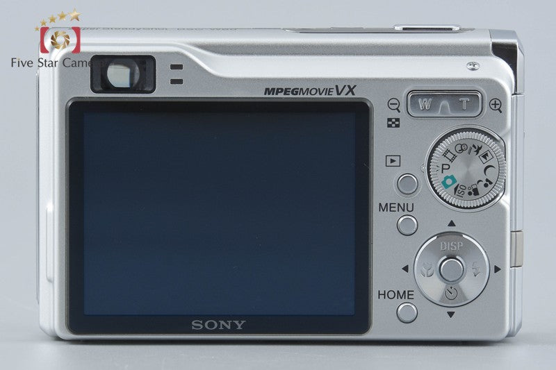 Sony Cyber-Shot DSC-W80 Silver 7.2 MP Digital Camera [Japanese Language Only]