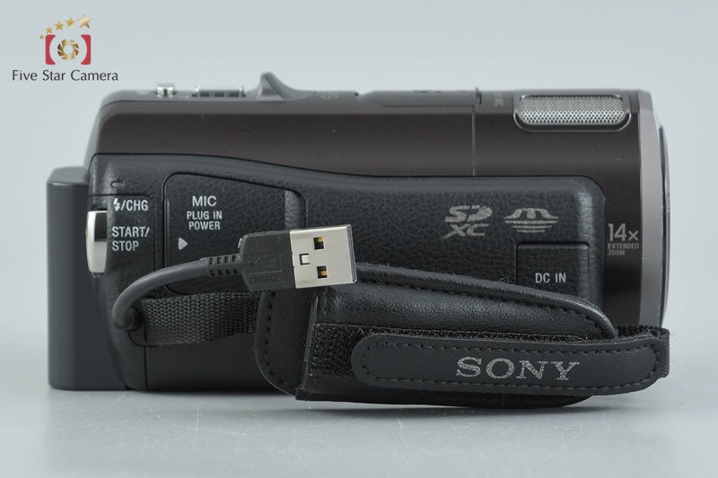 Sony Handycam HDR-CX560V Brown Digital HD Camcorder [Japanese Language Only]
