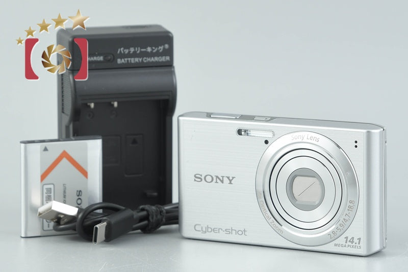 Sony Cyber-Shot DSC-W610 Silver 14.1 MP Digital Camera [Japanese Language Only]
