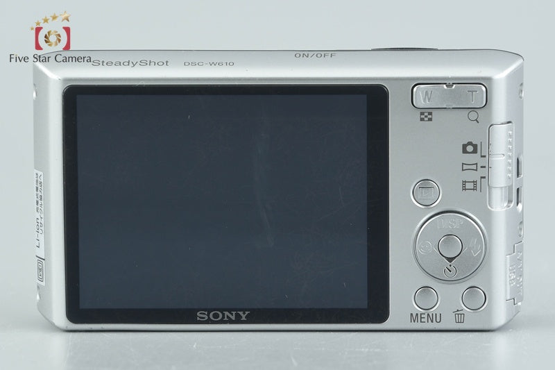 Sony Cyber-Shot DSC-W610 Silver 14.1 MP Digital Camera [Japanese Language Only]