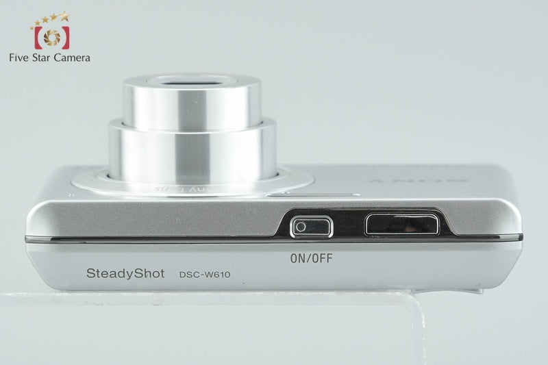 Sony Cyber-Shot DSC-W610 Silver 14.1 MP Digital Camera [Japanese Language Only]