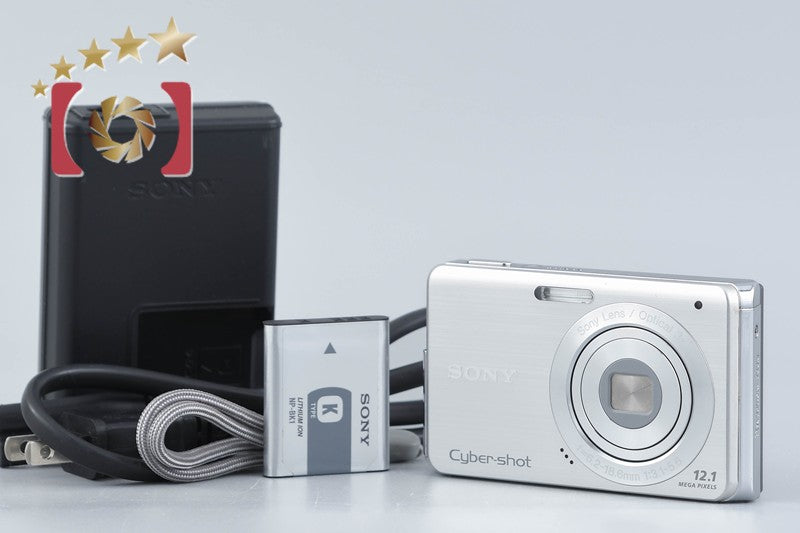 Sony Cyber-Shot DSC-W190 Silver 12.1 MP Digital Camera [Japanese Language Only]