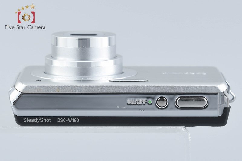Sony Cyber-Shot DSC-W190 Silver 12.1 MP Digital Camera [Japanese Language Only]