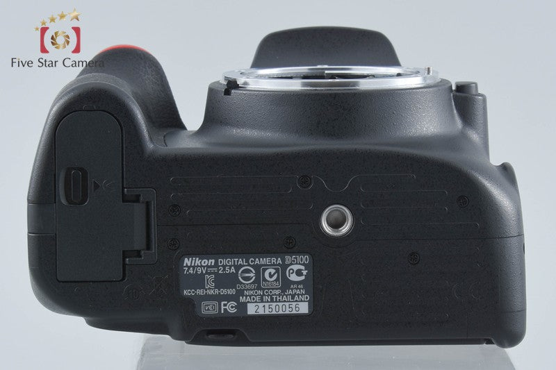 "Shutter count 4,043" Nikon D5100 16.2 MP SLR Digital Camera Body