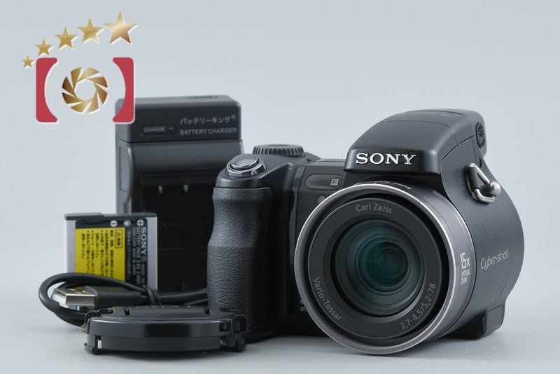 Sony Cyber-Shot DSC-H7 Black 8.1 MP Digital Camera [Japanese Language Only]