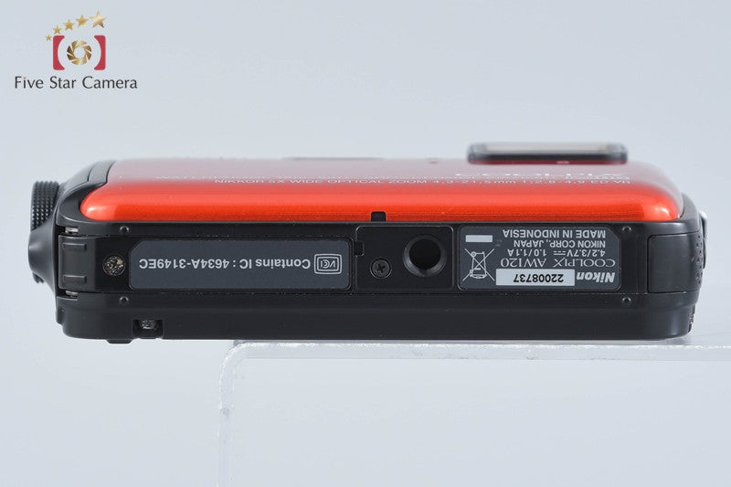 Nikon COOLPIX AW120 Sunshine Orange 16.0 MP Digital Camera