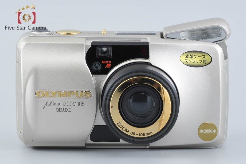 Olympus μ[mju:] ZOOM 105 DELUXE 35mm Point & Shoot Film Camera w/ Box