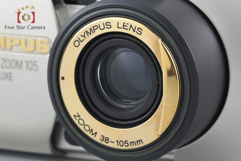 Olympus μ[mju:] ZOOM 105 DELUXE 35mm Point & Shoot Film Camera w/ Box