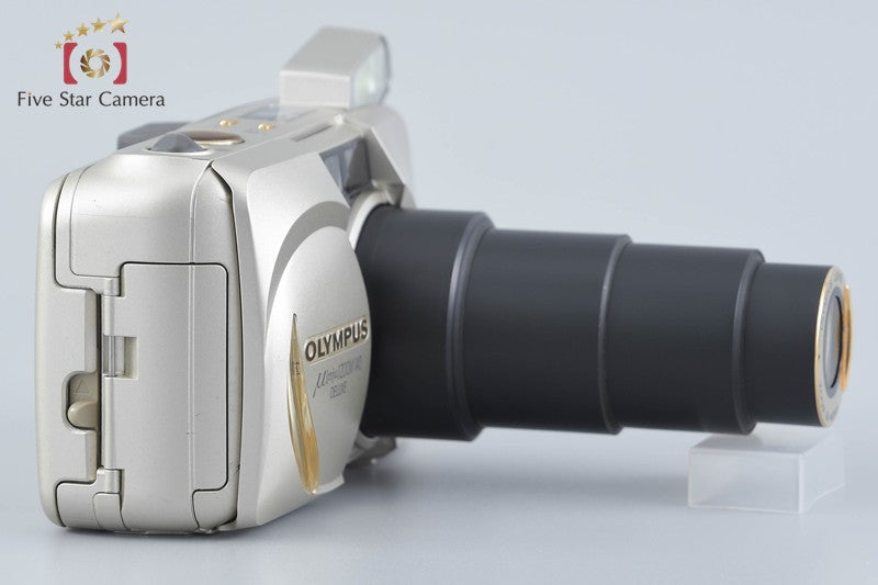 Olympus μ[mju:] ZOOM 140 Deluxe Point & Shoot 35mm Film Camera w/ Box