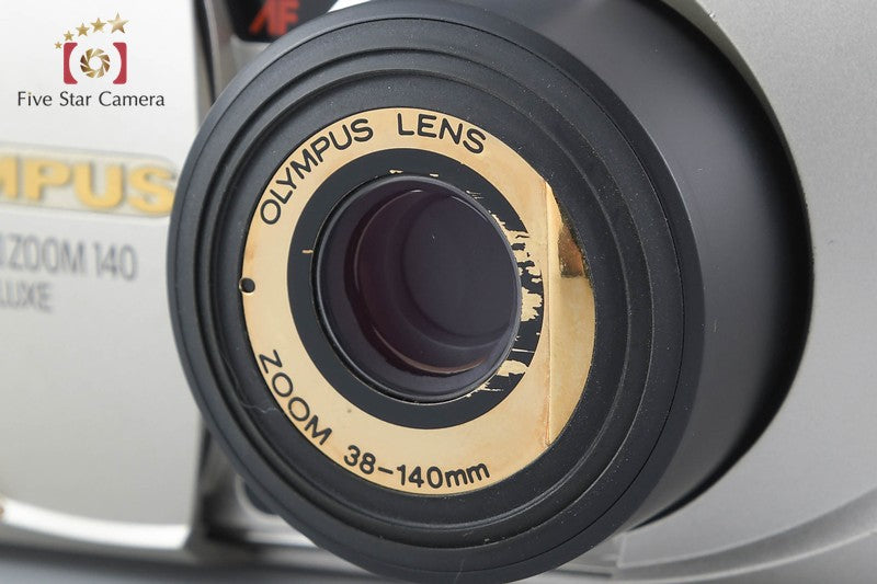 Olympus μ[mju:] ZOOM 140 Deluxe Point & Shoot 35mm Film Camera w/ Box
