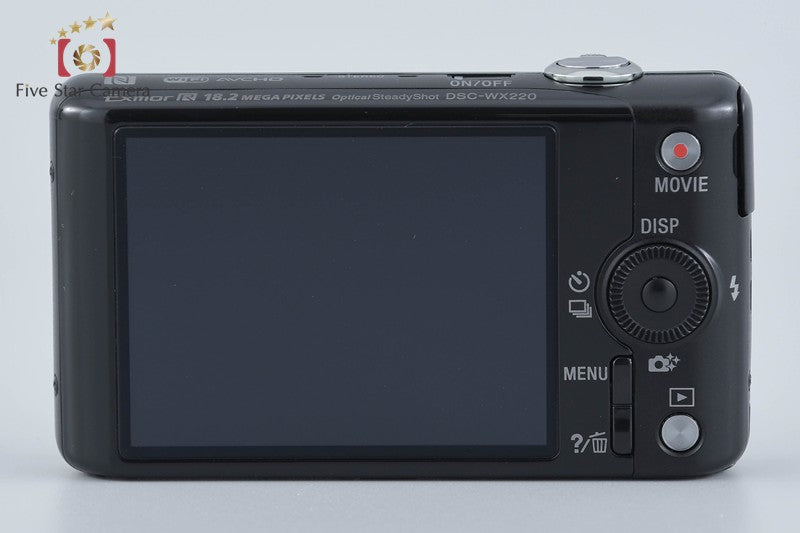 Sony Cyber-Shot DSC-WX220 Black 18.2 MP Digital Camera [Multiple Languages]