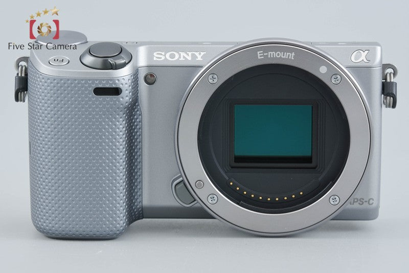 Sony α NEX-5T Silver 16.1 MP 16-50 55-210 Lenses w/ Box [Japanese Language Only]