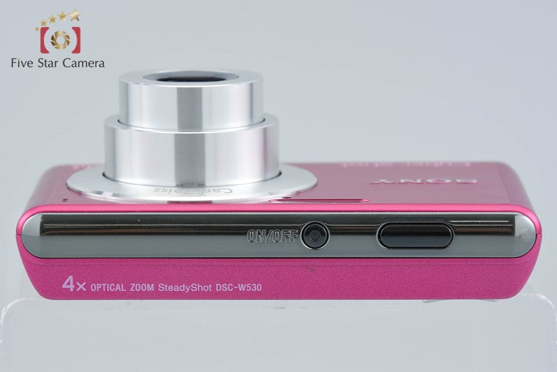 SONY Cyber-shot DSC-W530 Pink 14.1 MP Digital Camera [Japanese Language Only]