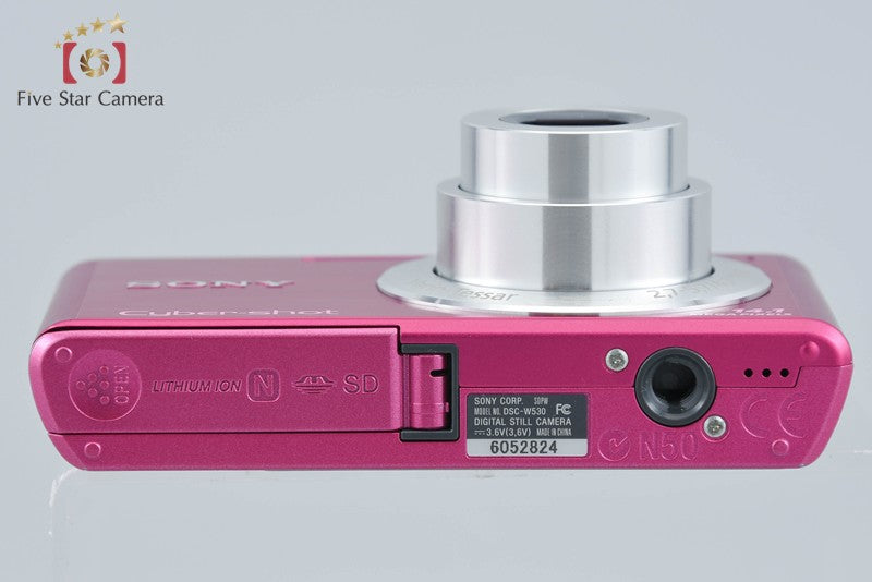 SONY Cyber-shot DSC-W530 Pink 14.1 MP Digital Camera [Japanese Language Only]
